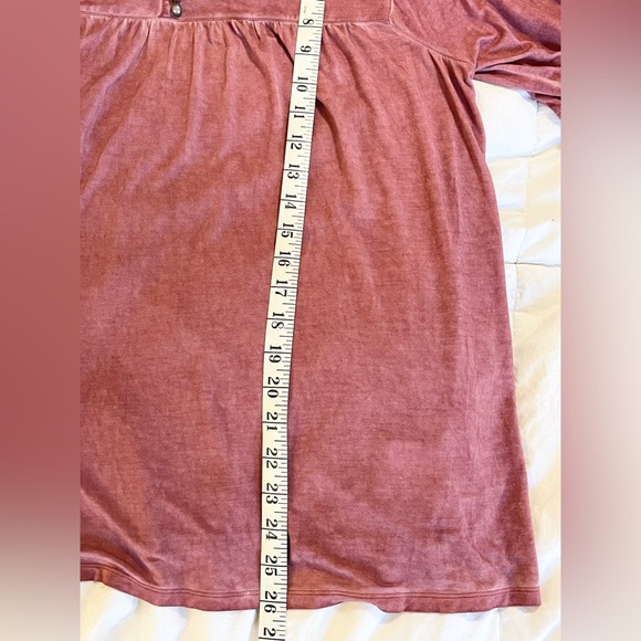 Como Vintage *Like New* Women's Rose Long Sleeve Peasant Top Poet | Size XL - Picture 11 of 12